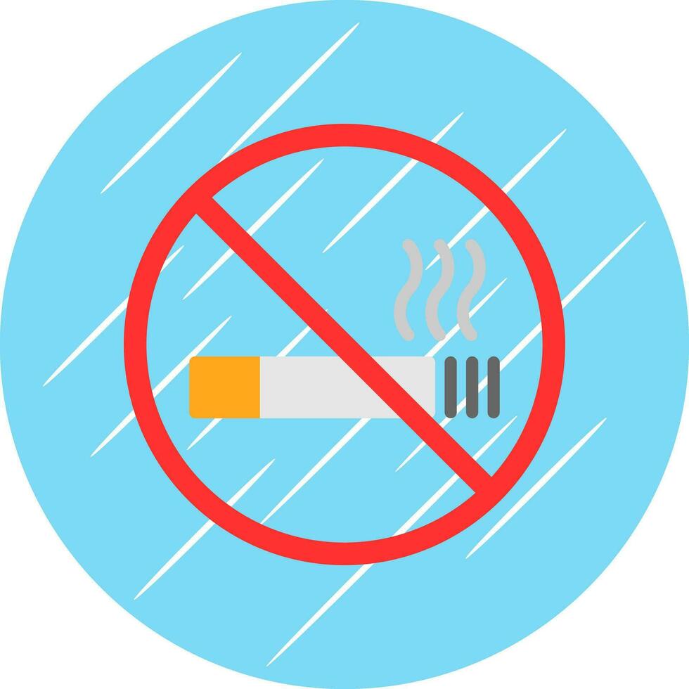 No Smoking Vector Icon Design
