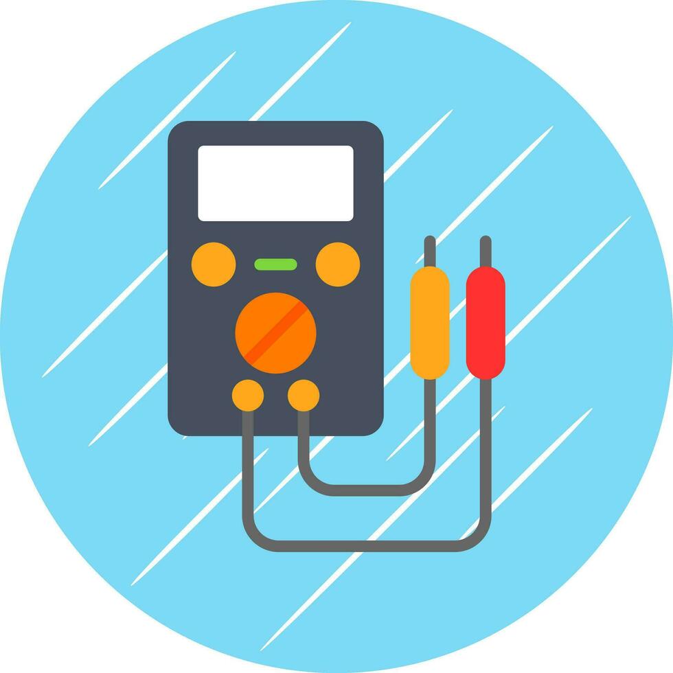 Voltmeter Vector Icon Design