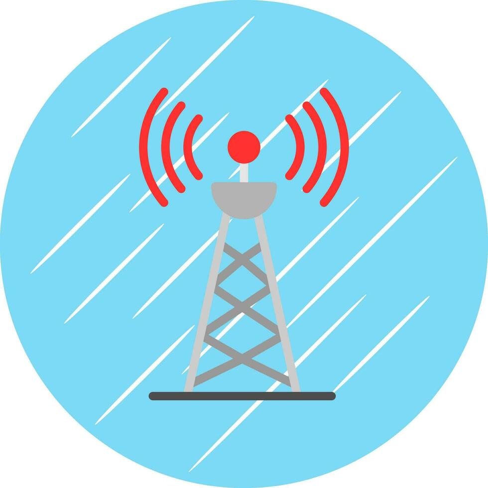 Radio tower Vector Icon Design