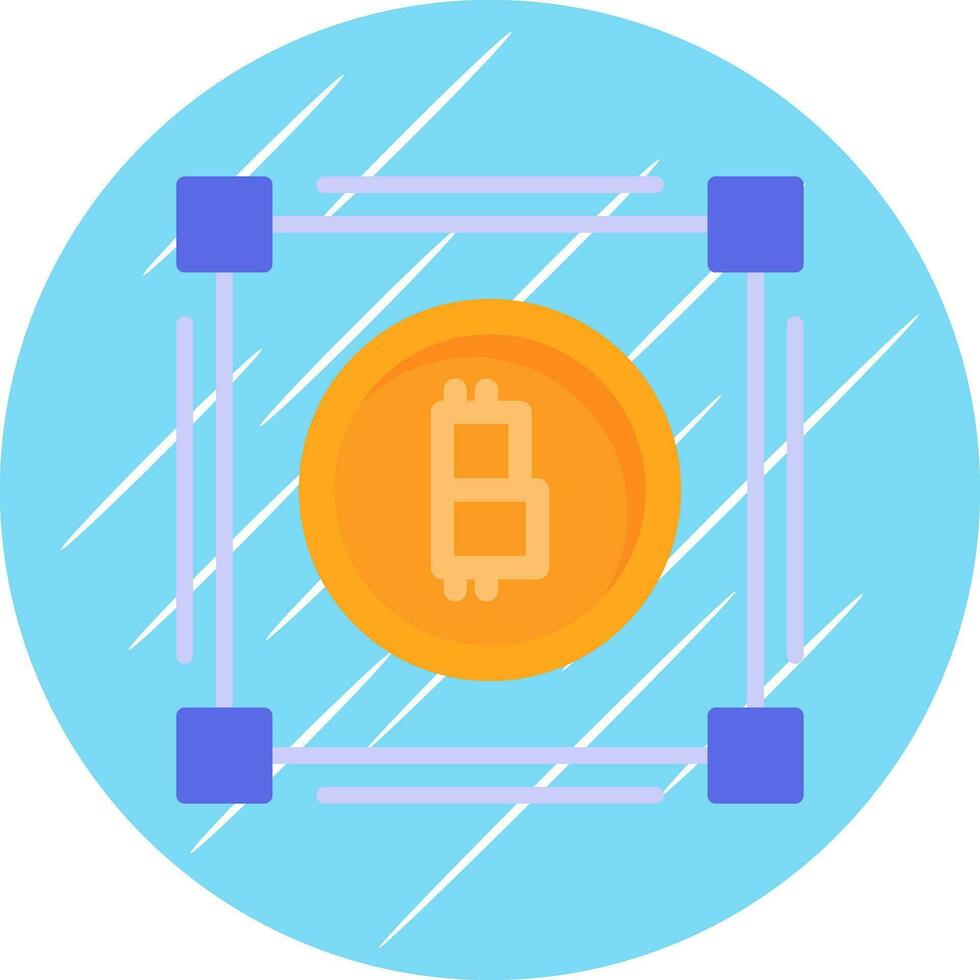 Distributed ledger Vector Icon Design