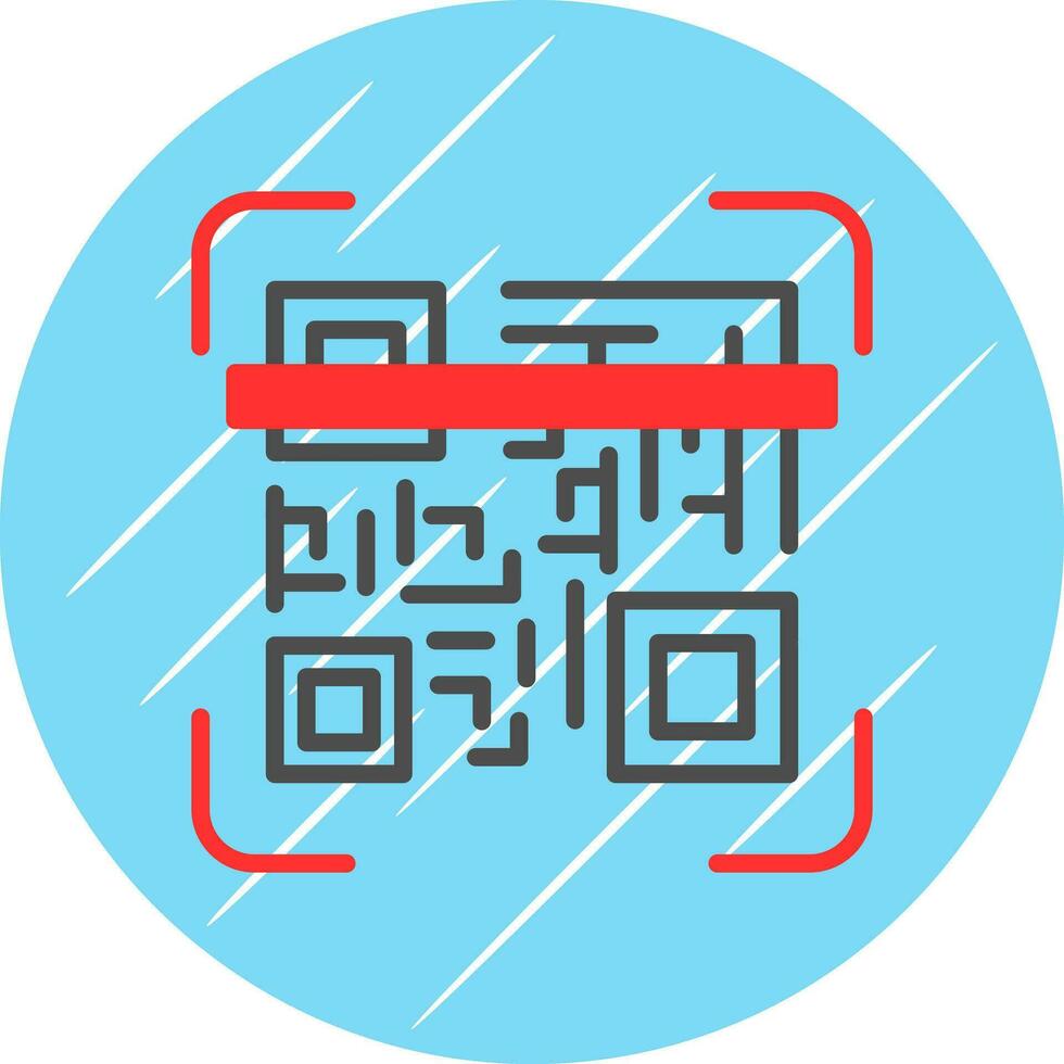 Qr code scan Vector Icon Design