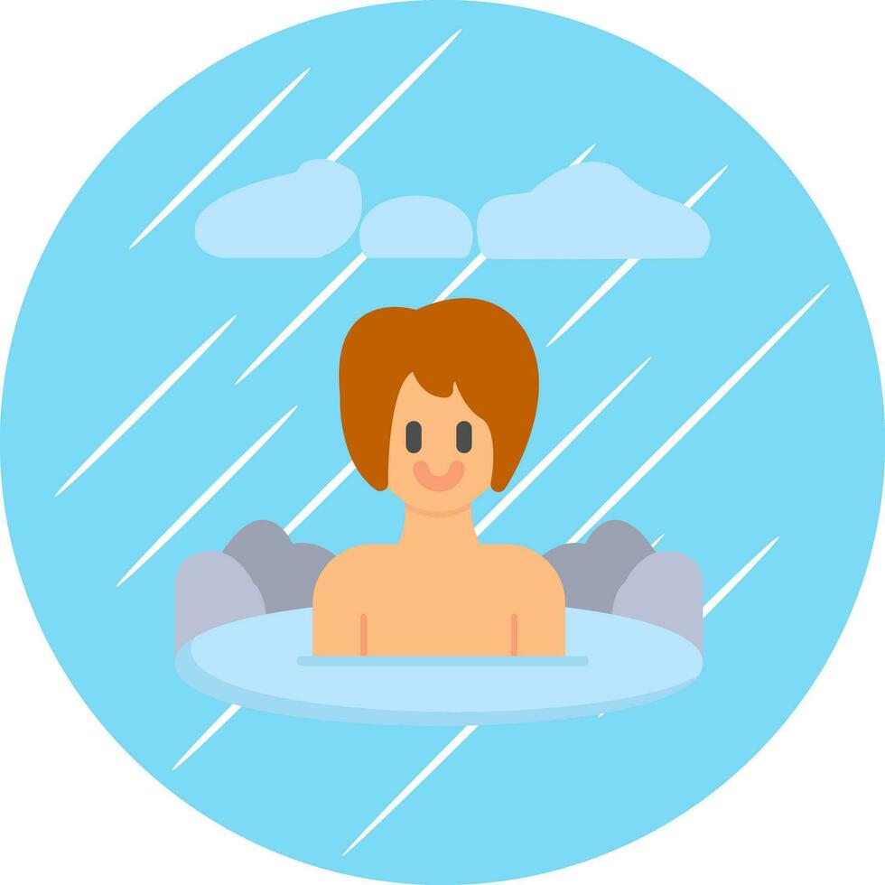Onsen Vector Icon Design