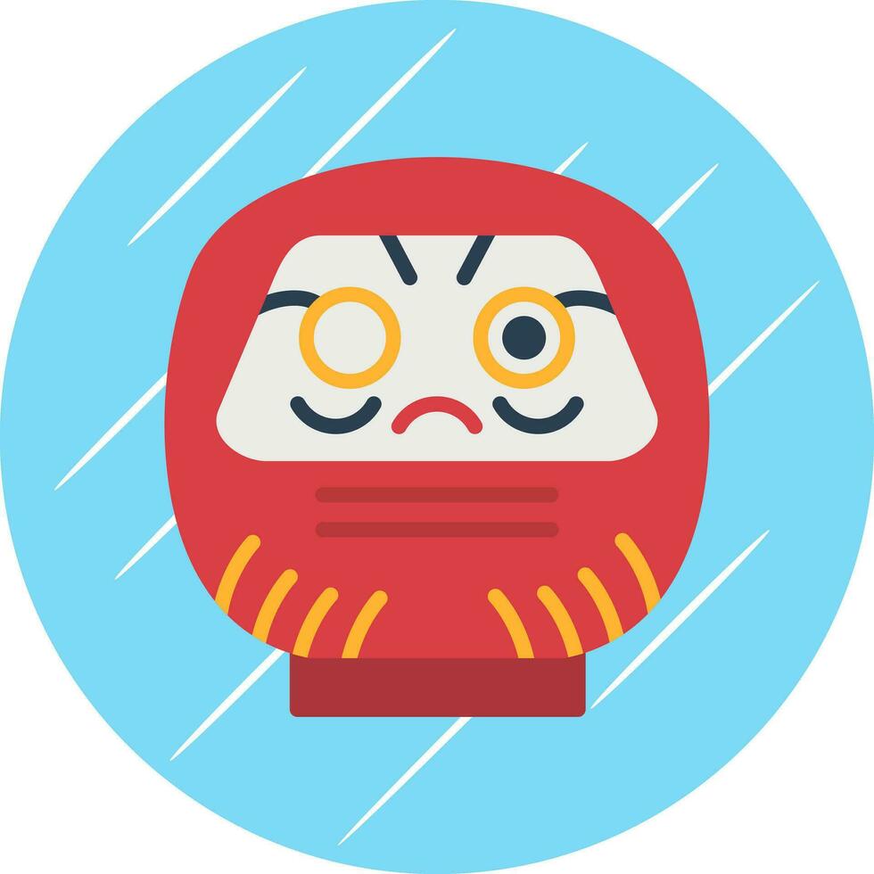 Daruma Vector Icon Design