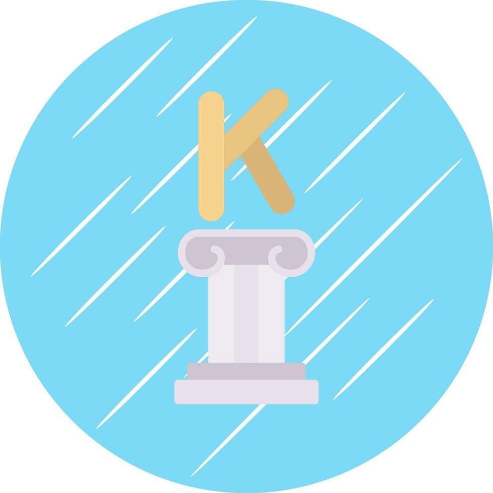 Kappa Vector Icon Design