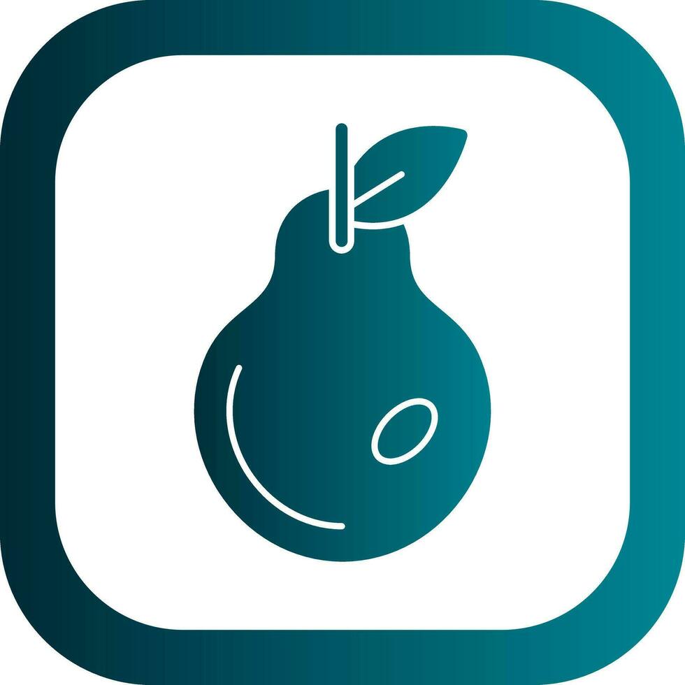 Pear Vector Icon Design