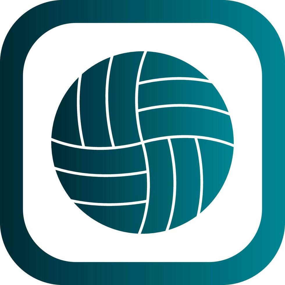 Volleyball Vector Icon Design