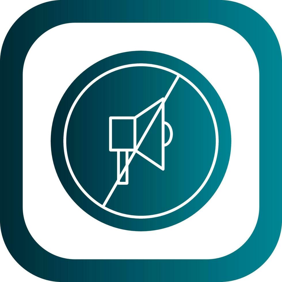 Silence Vector Icon Design