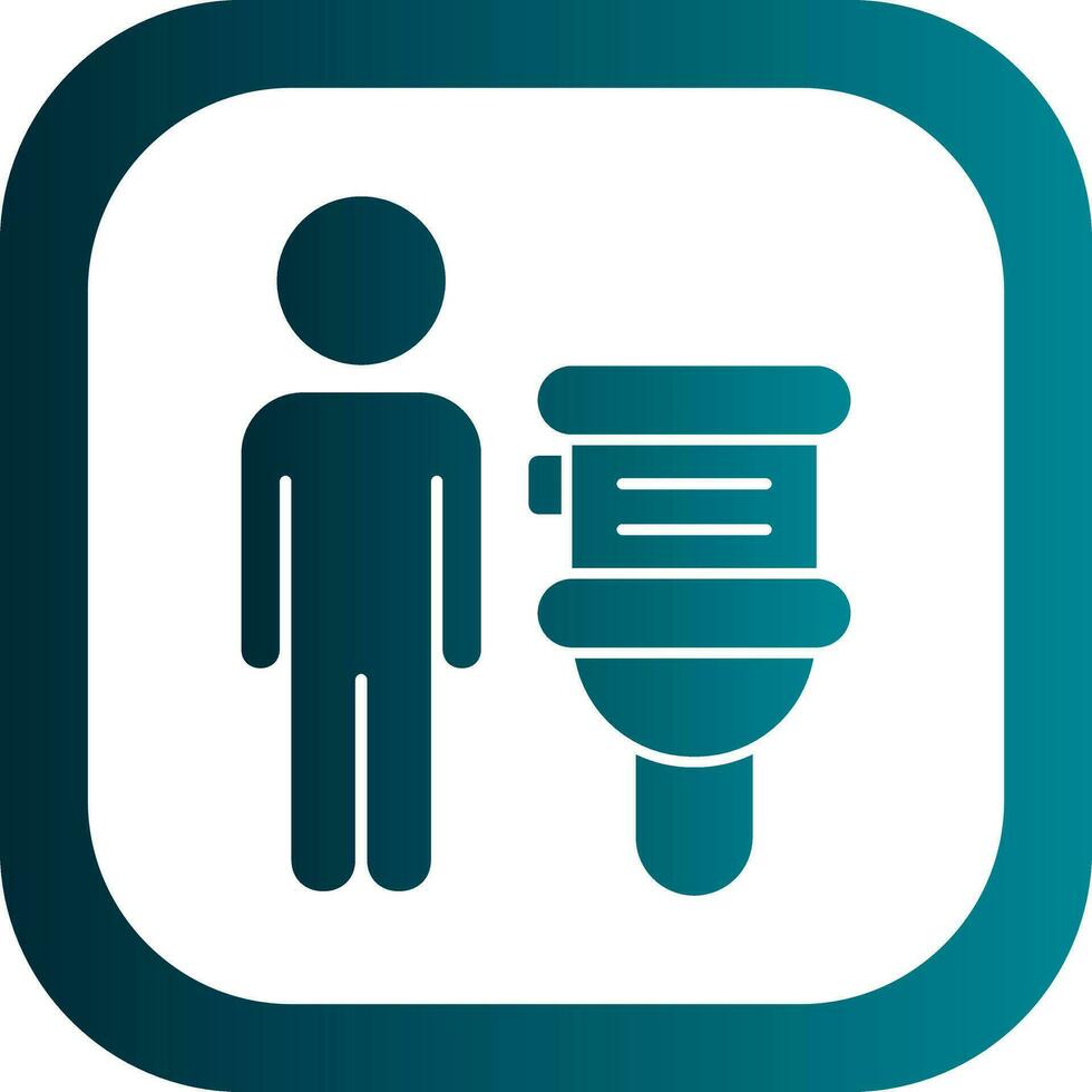 Restroom Vector Icon Design