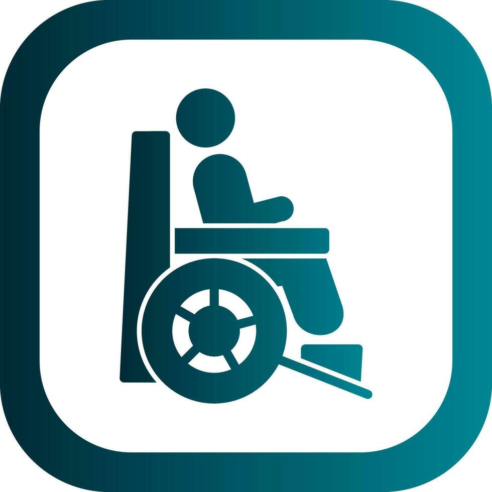 Disability Vector Icon Design