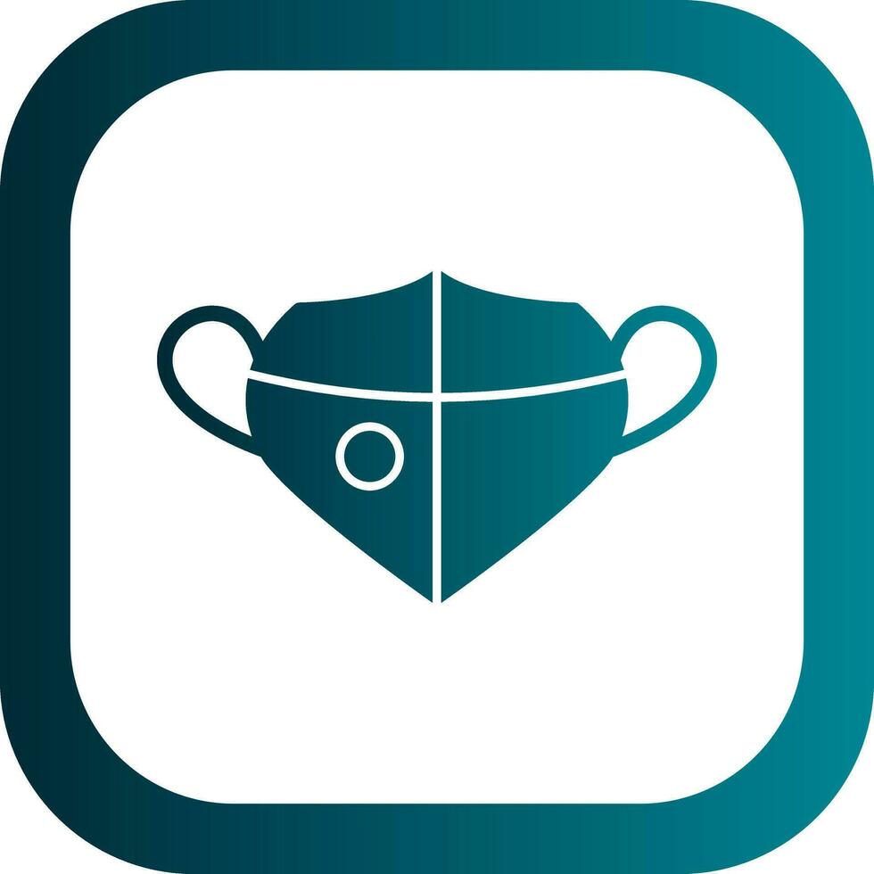 Surgrical Mask Vector Icon Design