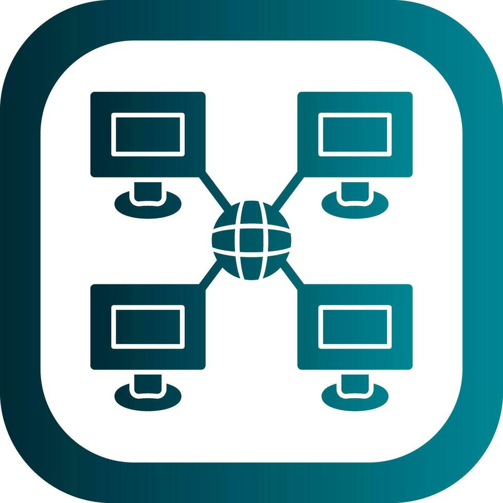 Local network Vector Icon Design