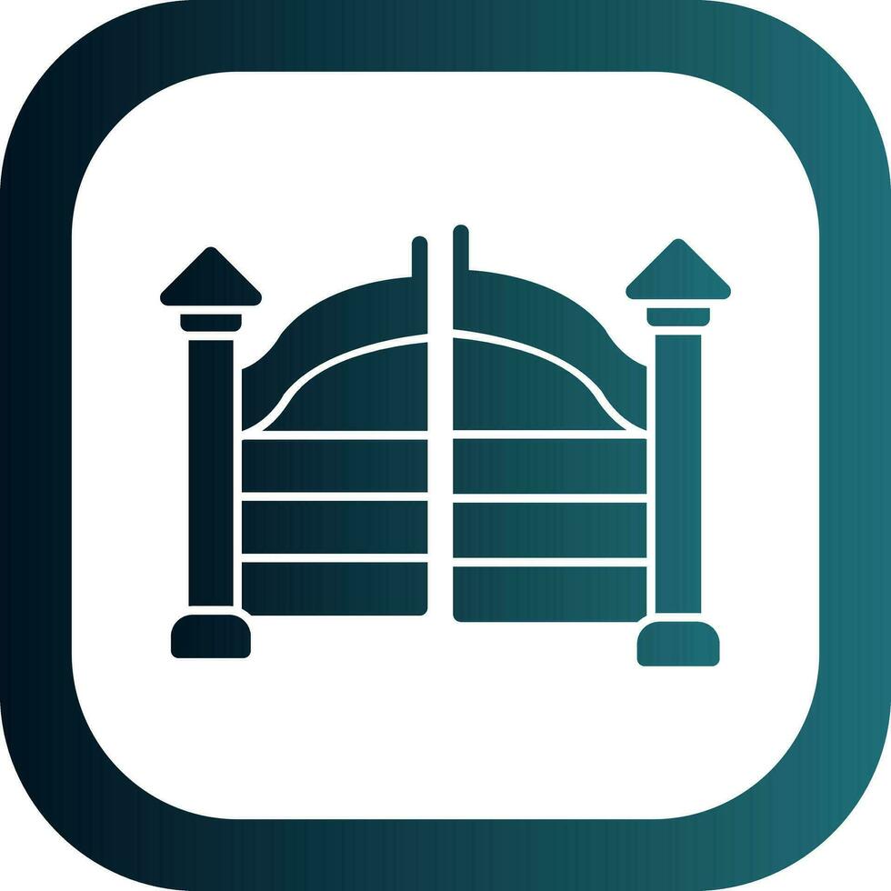 Gate Vector Icon Design