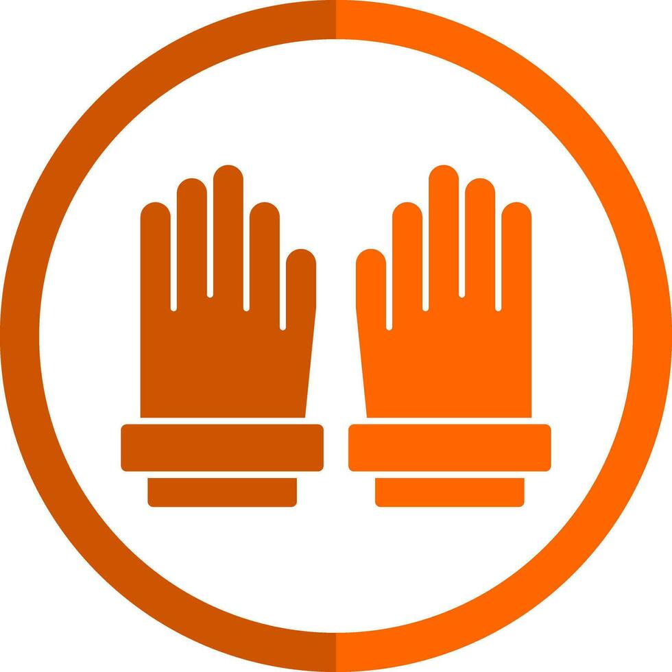 Gloves Vector Icon Design