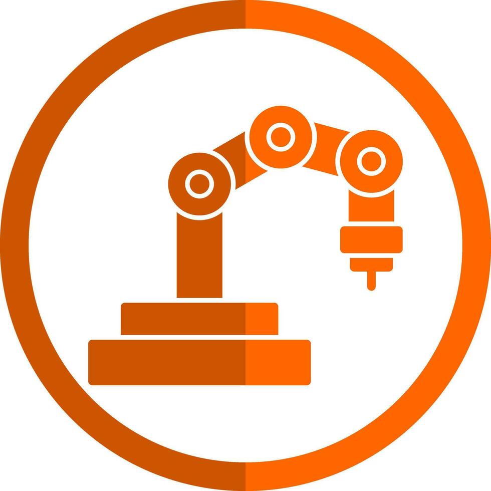 Robot arm Vector Icon Design