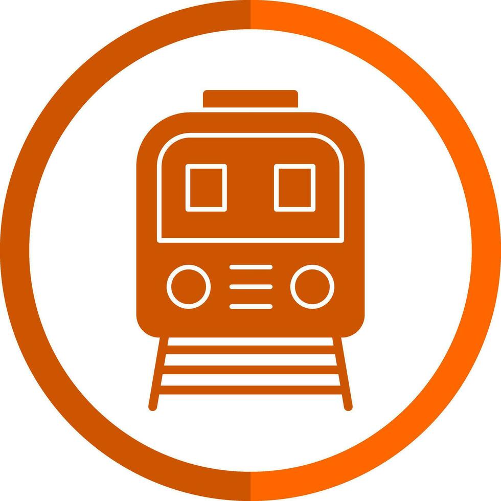 Tram Vector Icon Design