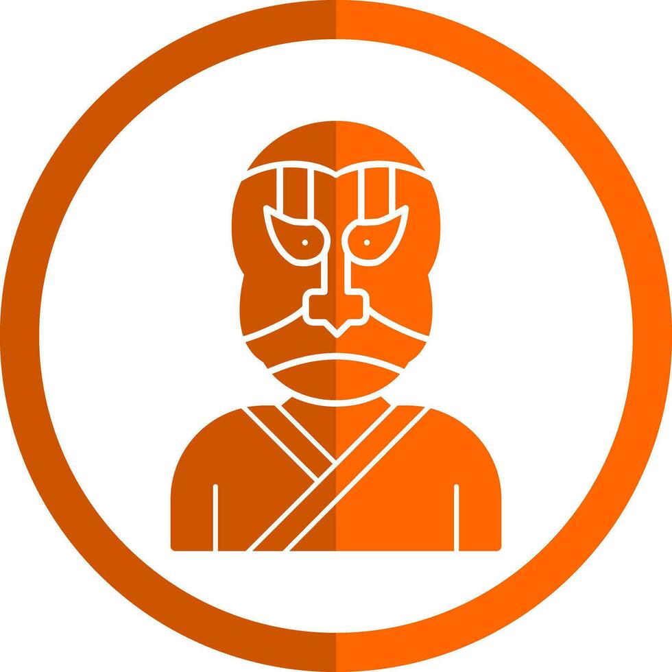 Kabuki Vector Icon Design