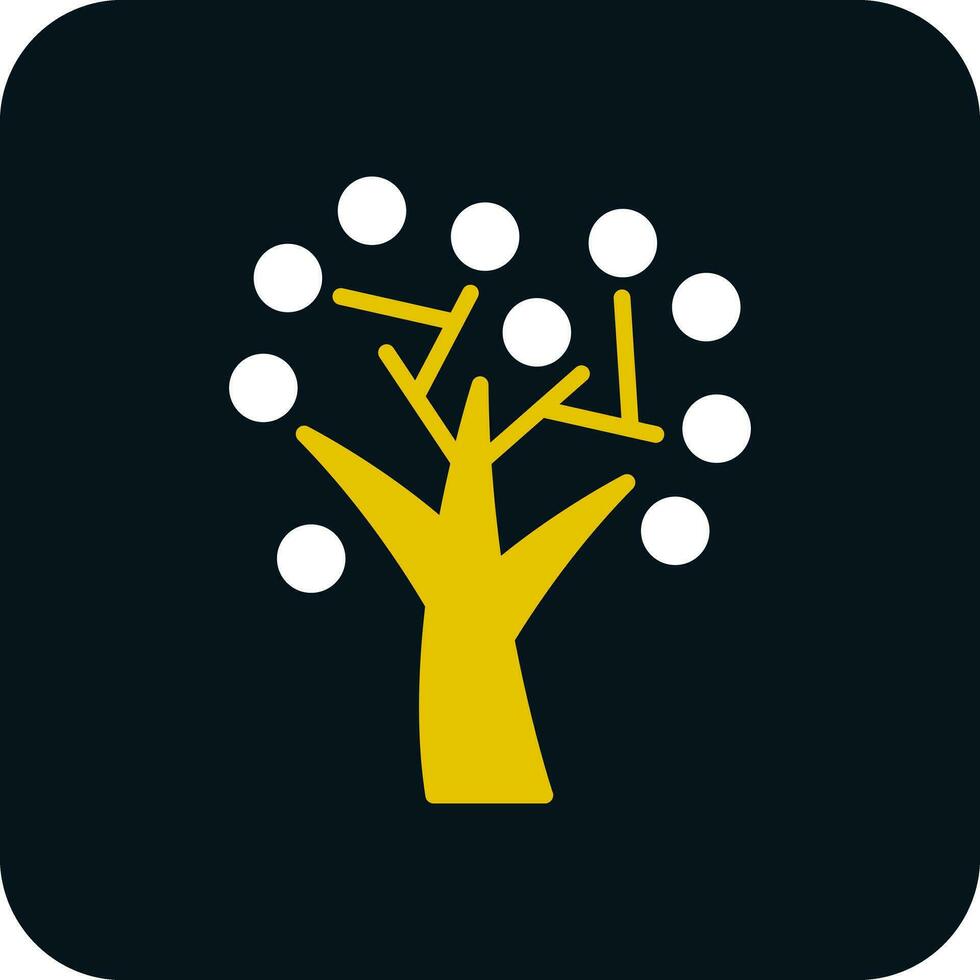 Autumn Tree Vector Icon Design