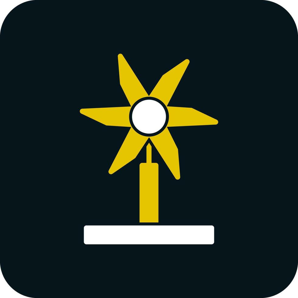 Wind Turbine Vector Icon Design