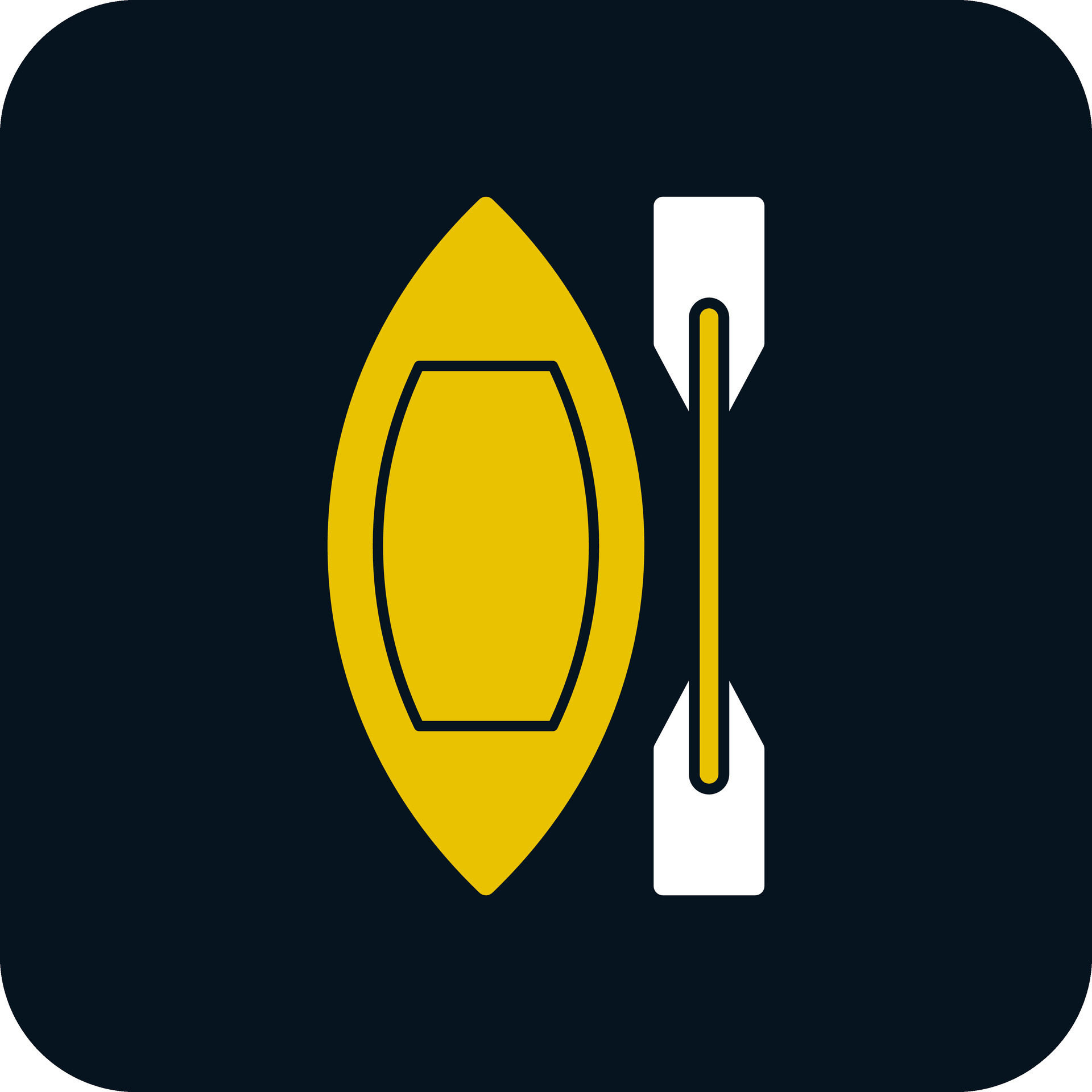 Canoe Vector Icon Design 29081808 Vector Art at Vecteezy