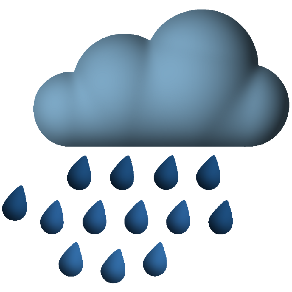 High-quality weather forecast icons featuring realistic raindrops. Perfect for adding a touch of authenticity to your weather-related projects. png