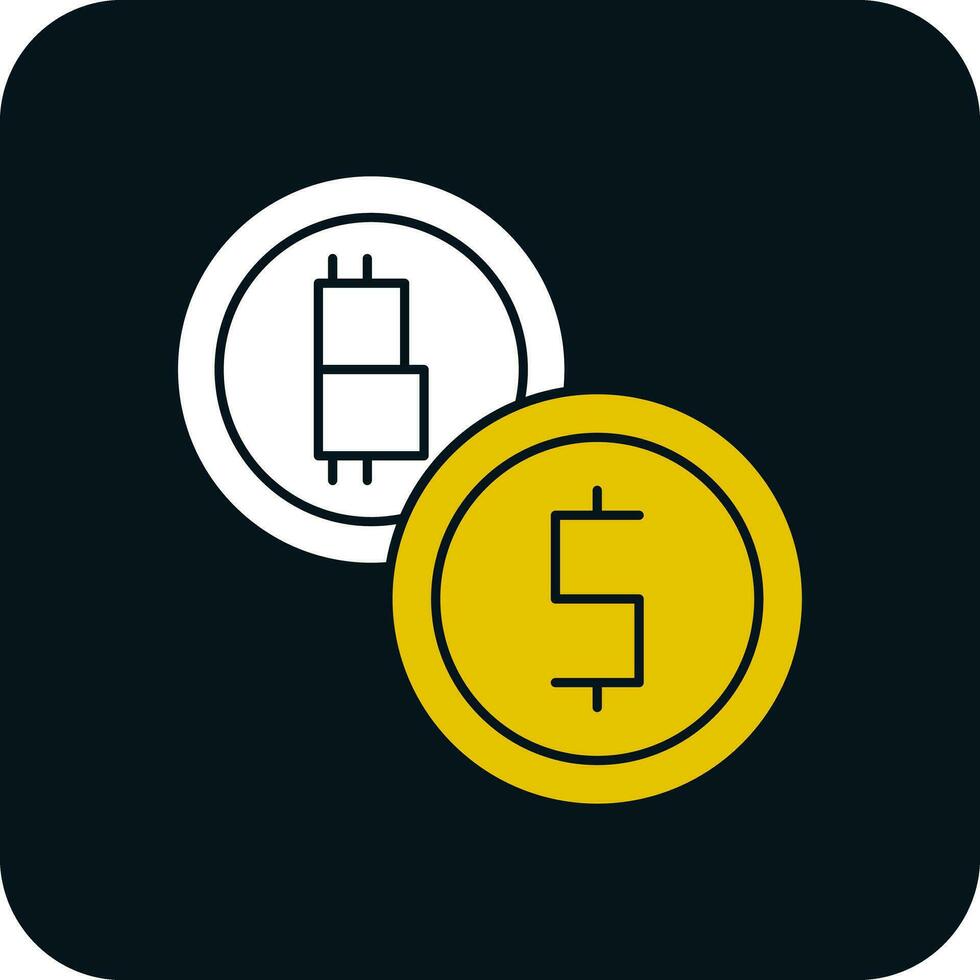 Cryptocurrency Vector Icon Design