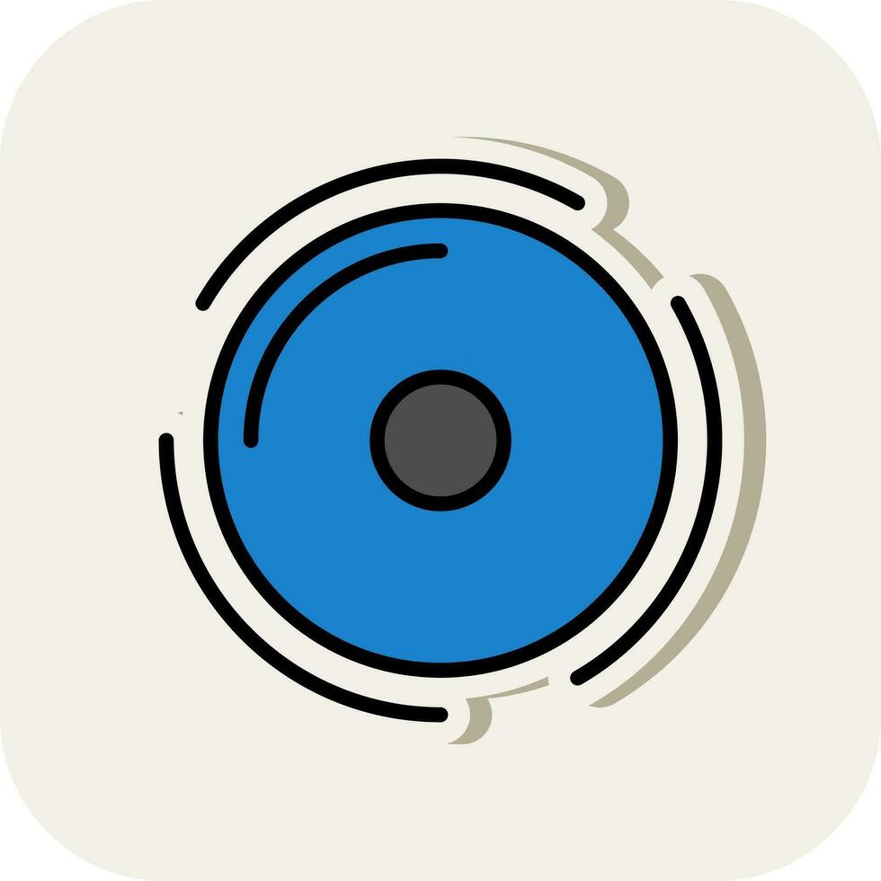 Frisbee Vector Icon Design