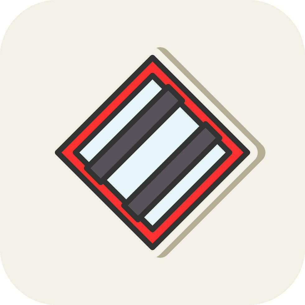 End Of Priority Vector Icon Design
