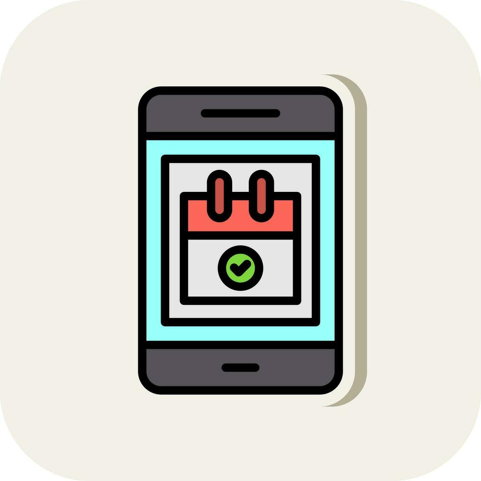 Online Appointment Vector Icon Design