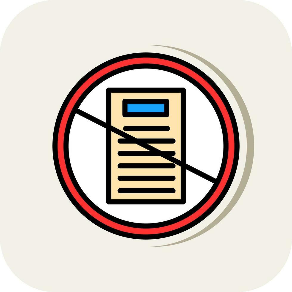 Paperless Vector Icon Design