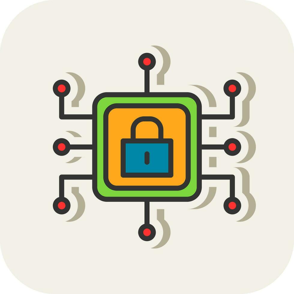 Cyber security Vector Icon Design