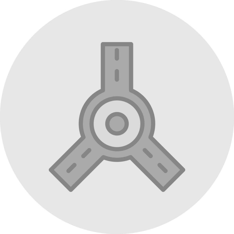 Roundabout Vector Icon Design