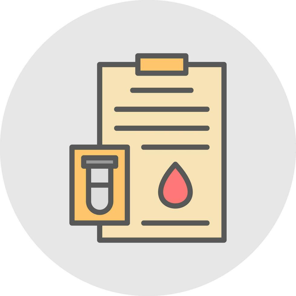 Blood Test Vector Icon Design