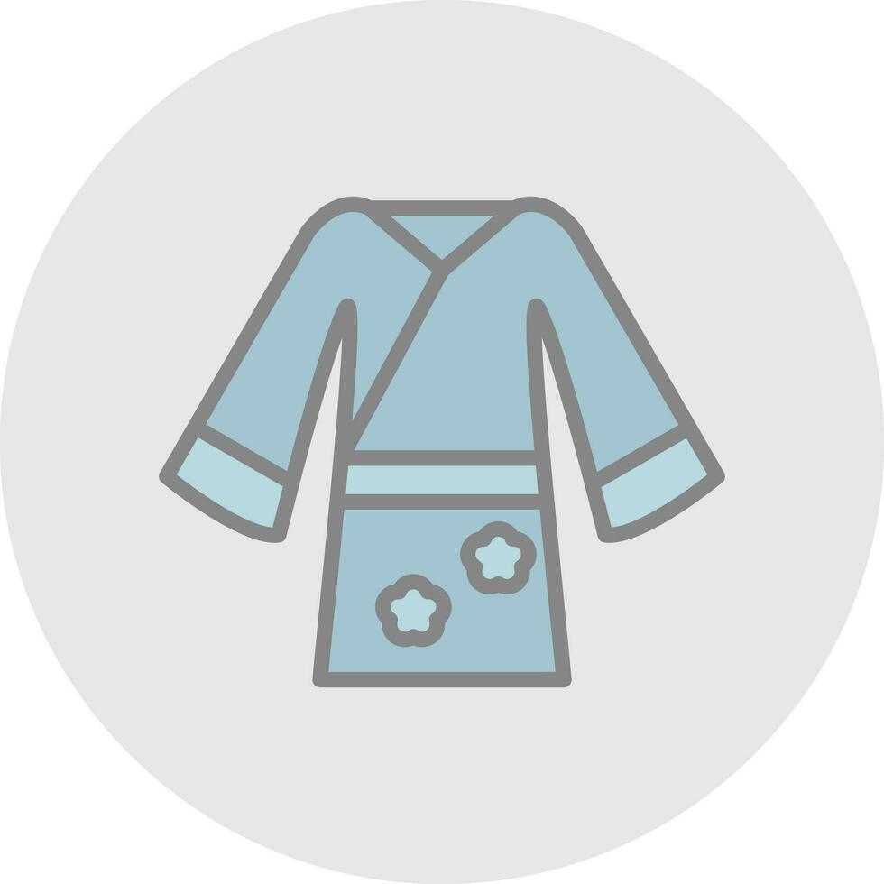 Yukata Vector Icon Design