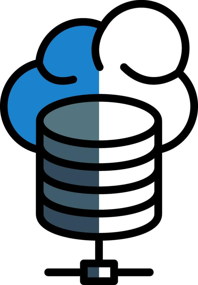 Cloud database Vector Icon Design 29082649 Vector Art at Vecteezy