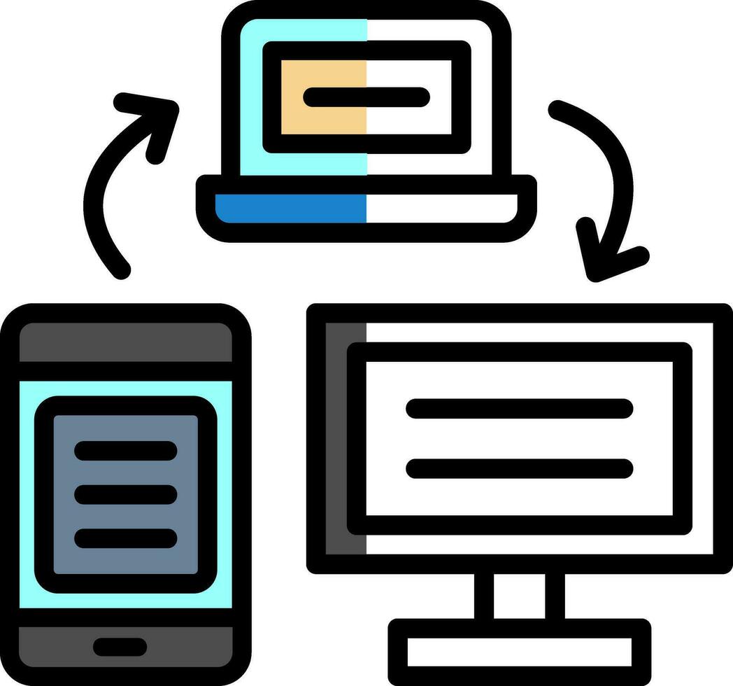 diseño de icono de vector de transferencia de datos