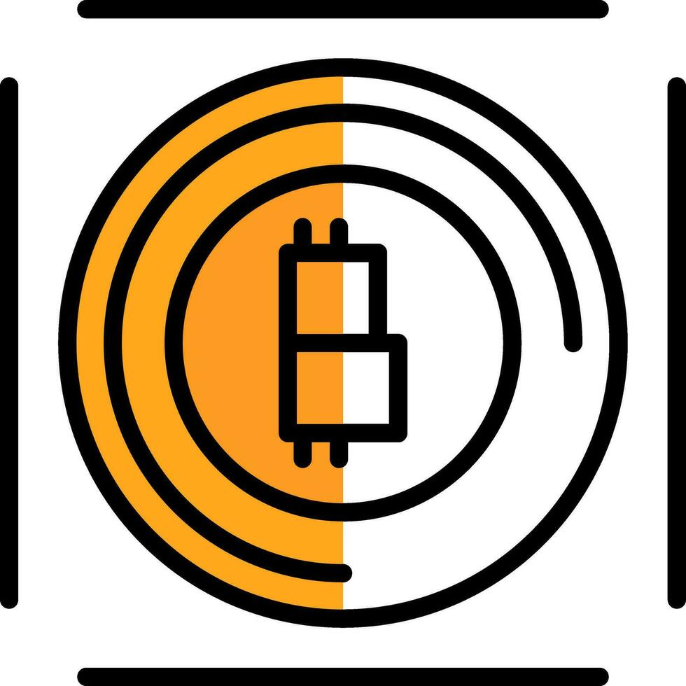 Bitcoin Vector Icon Design