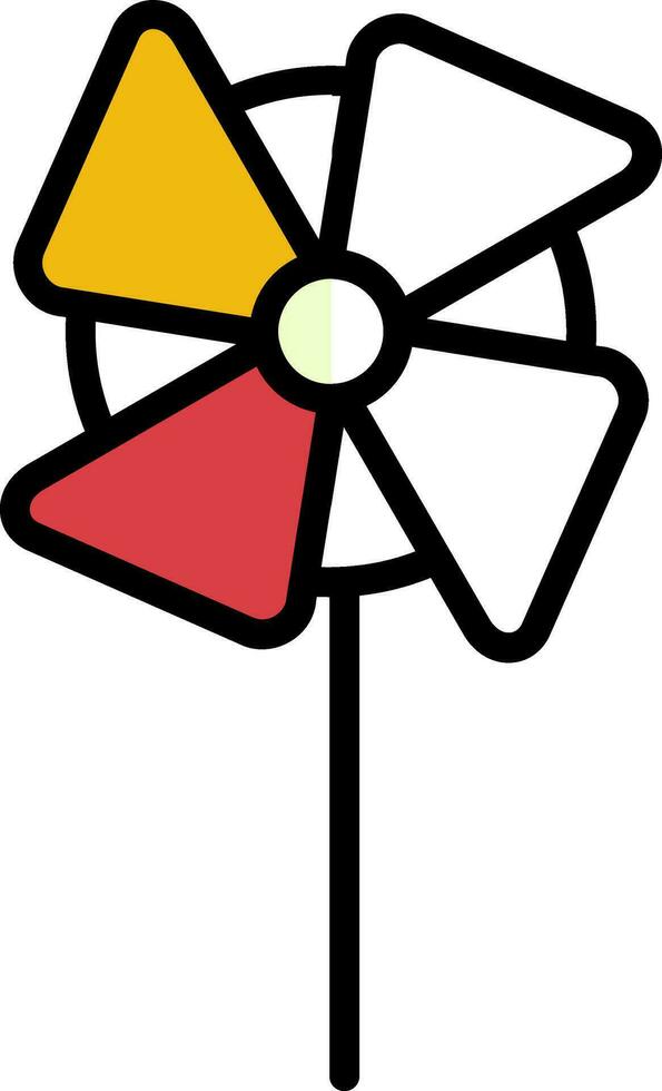 Pinwheel Vector Icon Design
