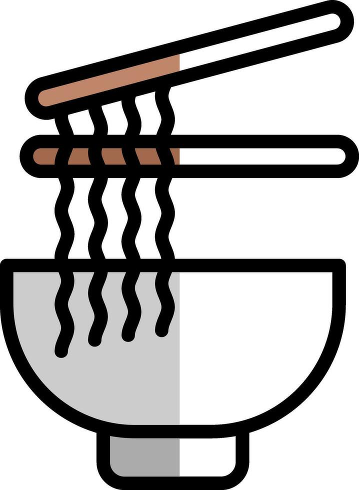 Ramen Vector Icon Design