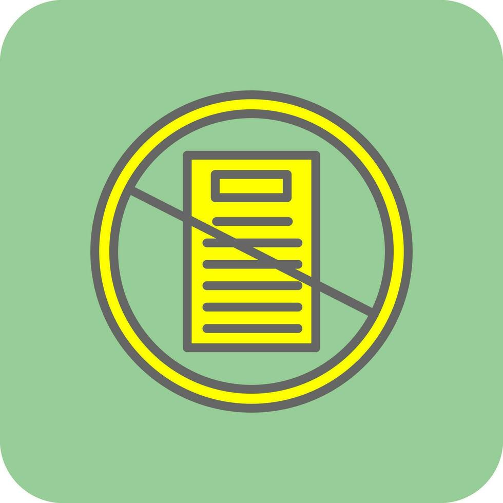Paperless Vector Icon Design