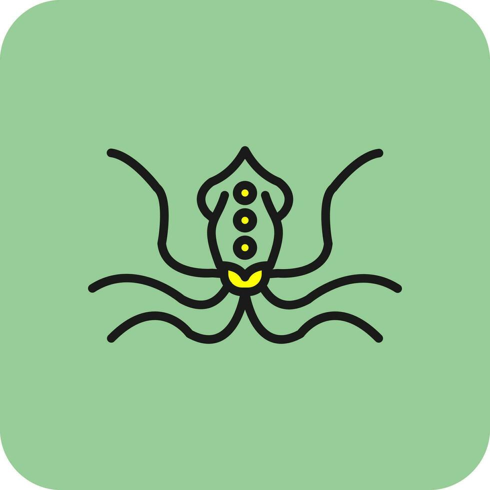 Squid Vector Icon Design
