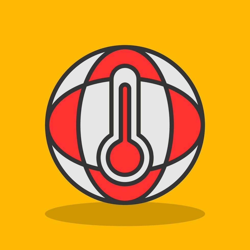 Global Warming Vector Icon Design