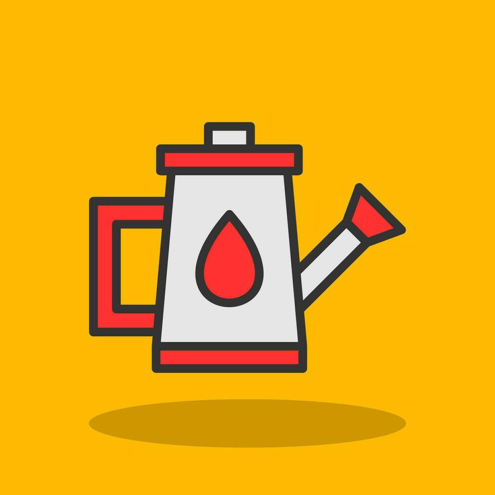 Watering Can Vector Icon Design