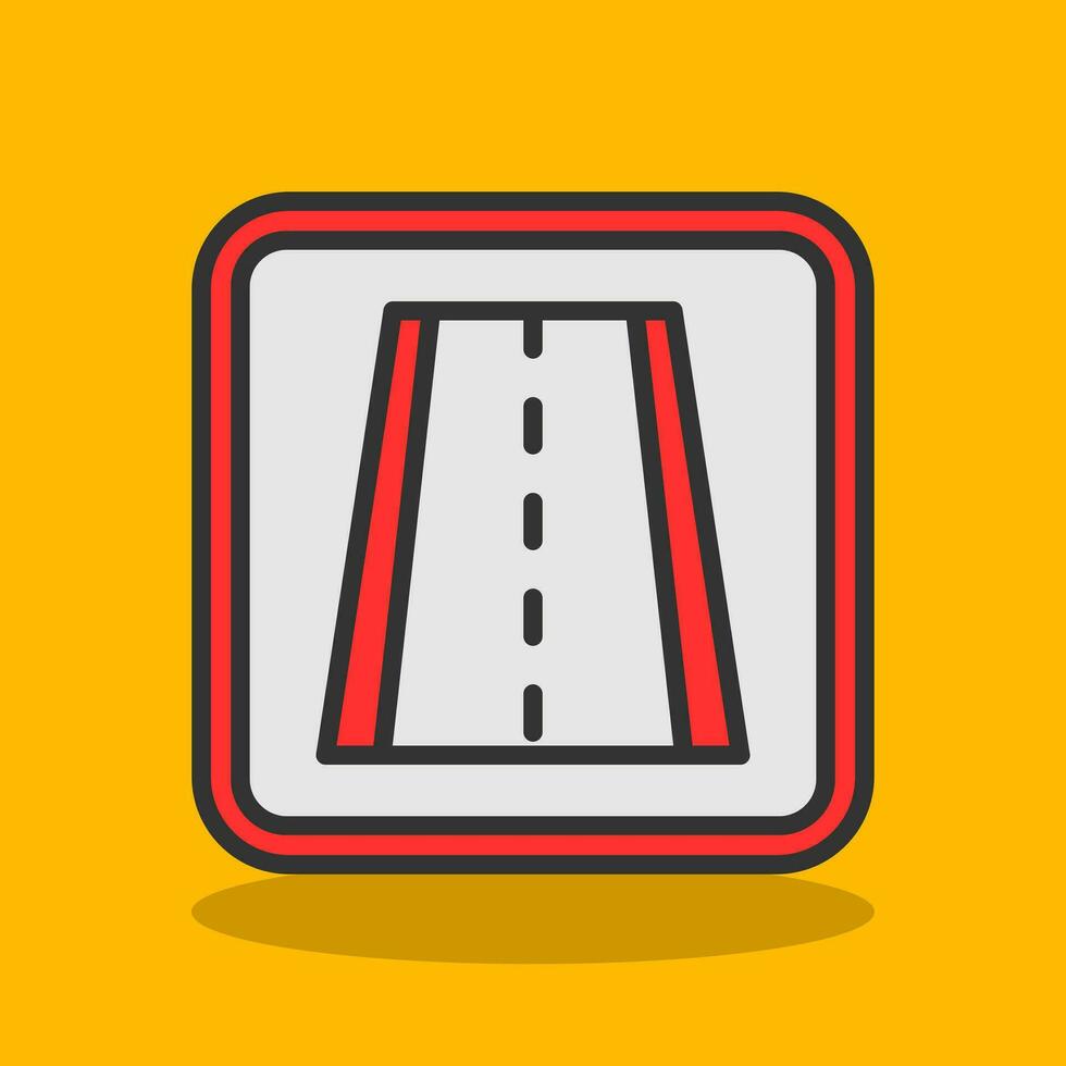 Motorway Vector Icon Design