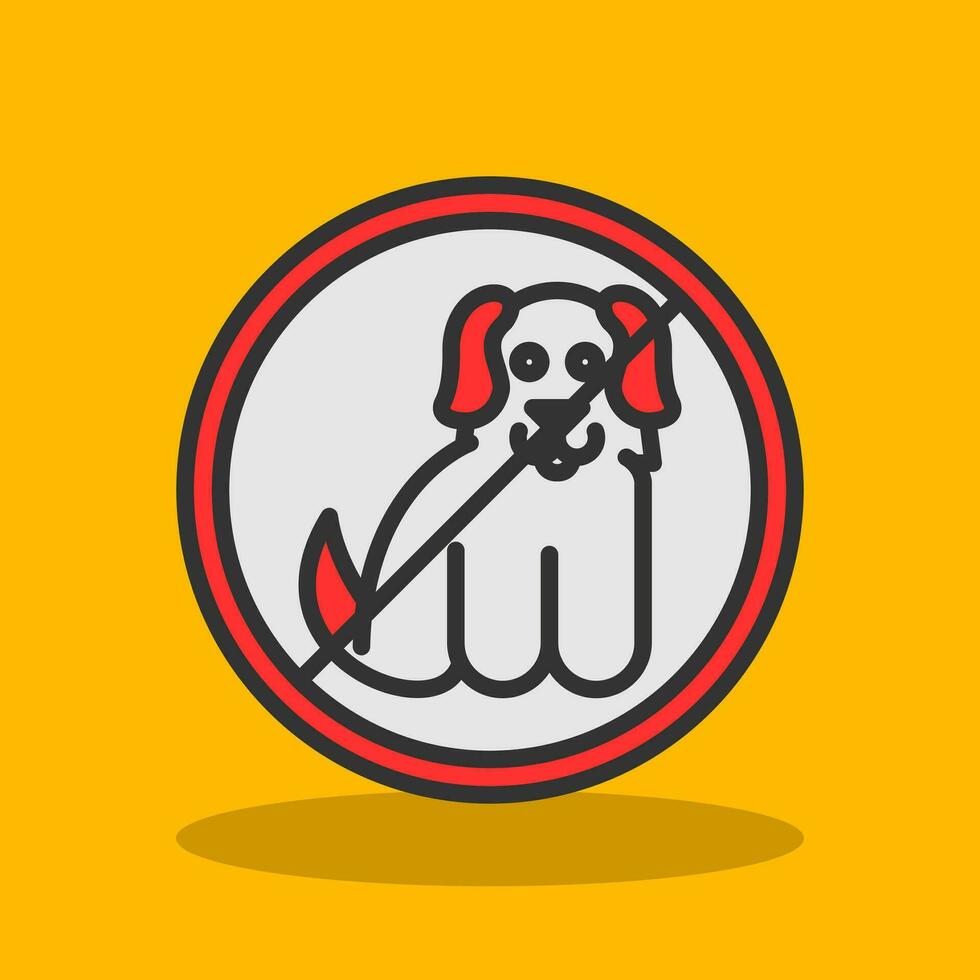 No Pets Allowed Vector Icon Design