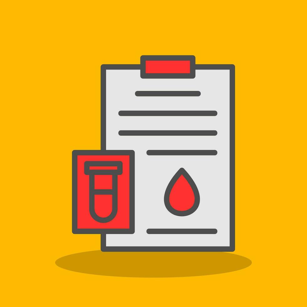 Blood Test Vector Icon Design