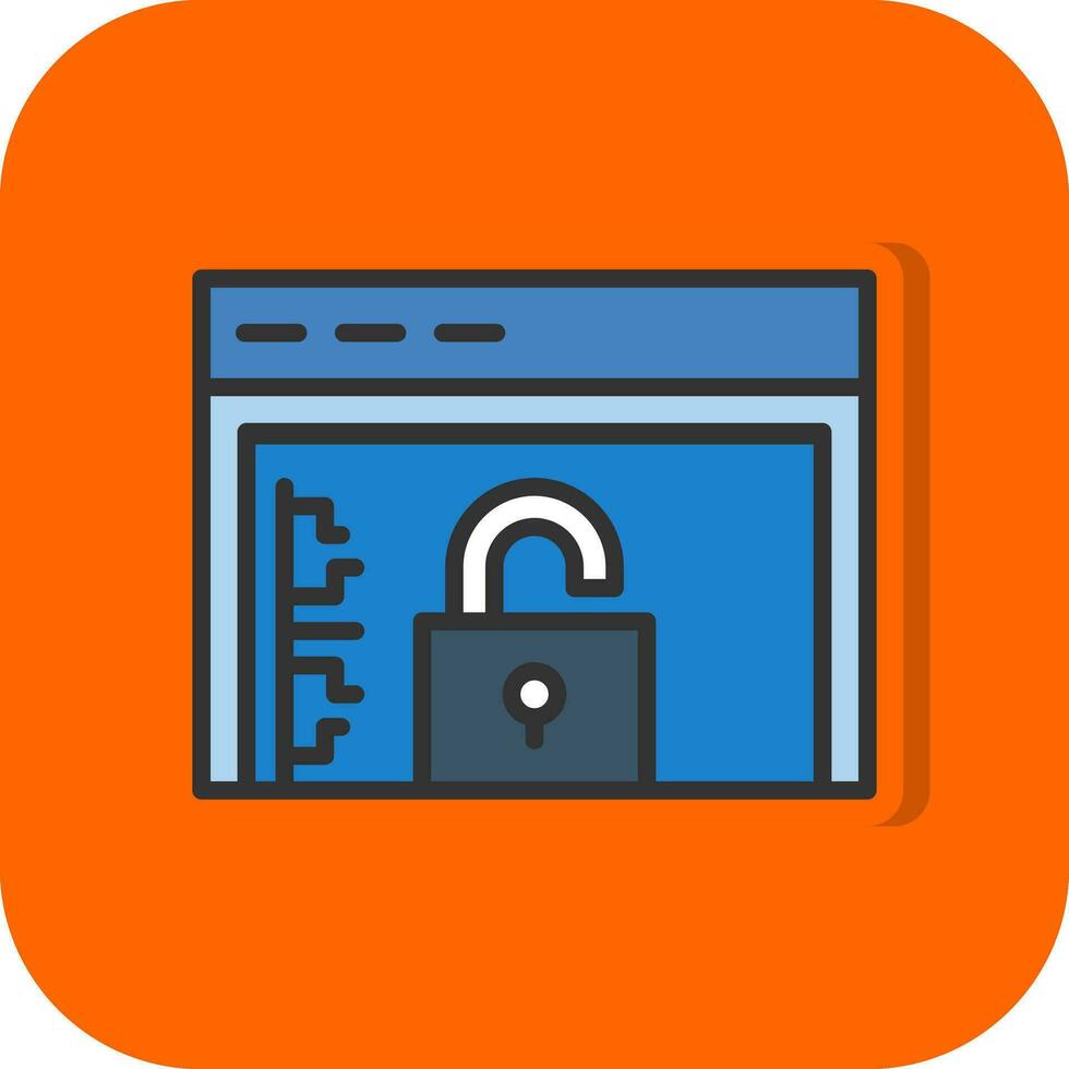 Web encryption Vector Icon Design