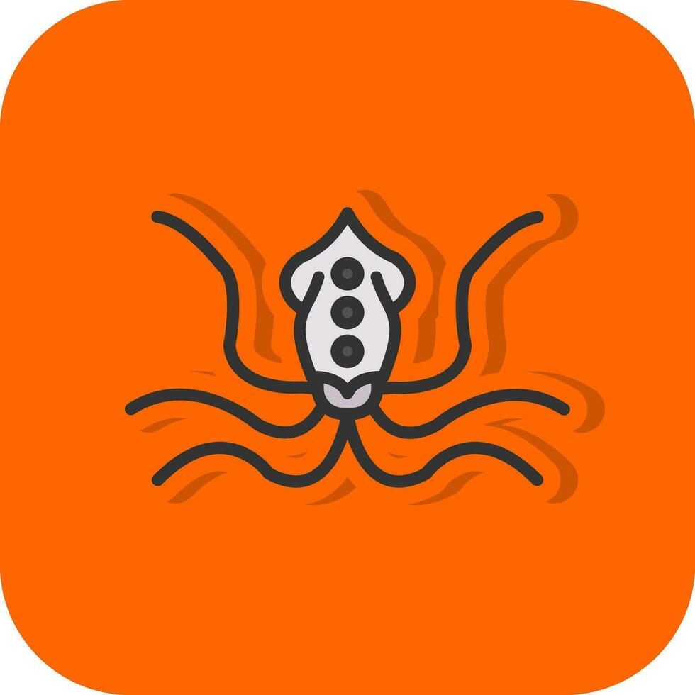 Squid Vector Icon Design