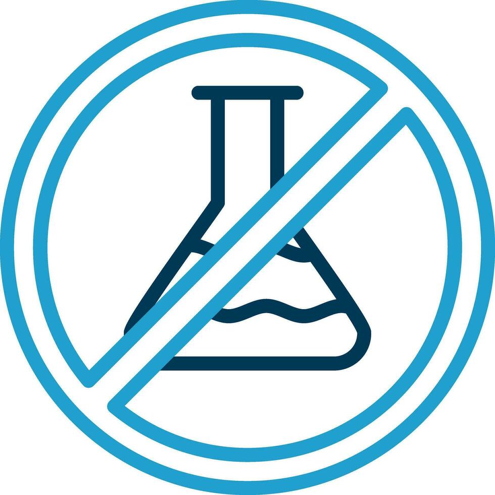 No Chemical Vector Icon Design