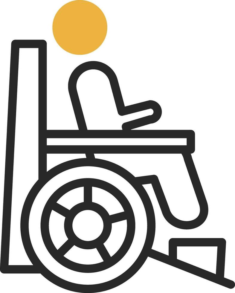 Disability Vector Icon Design