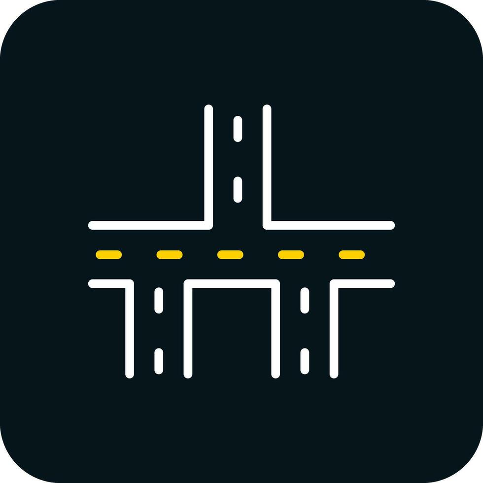 Crossroads Vector Icon Design